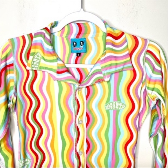 OMighty Rainbow Squiggly Shirt Small - Picture 6 of 13